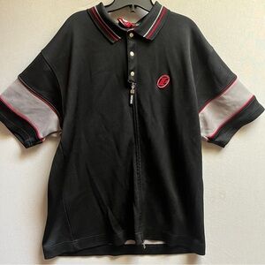 I3 Reebok Iverson Limited Edition basketball warmup jersey Polo Shirt Sz L